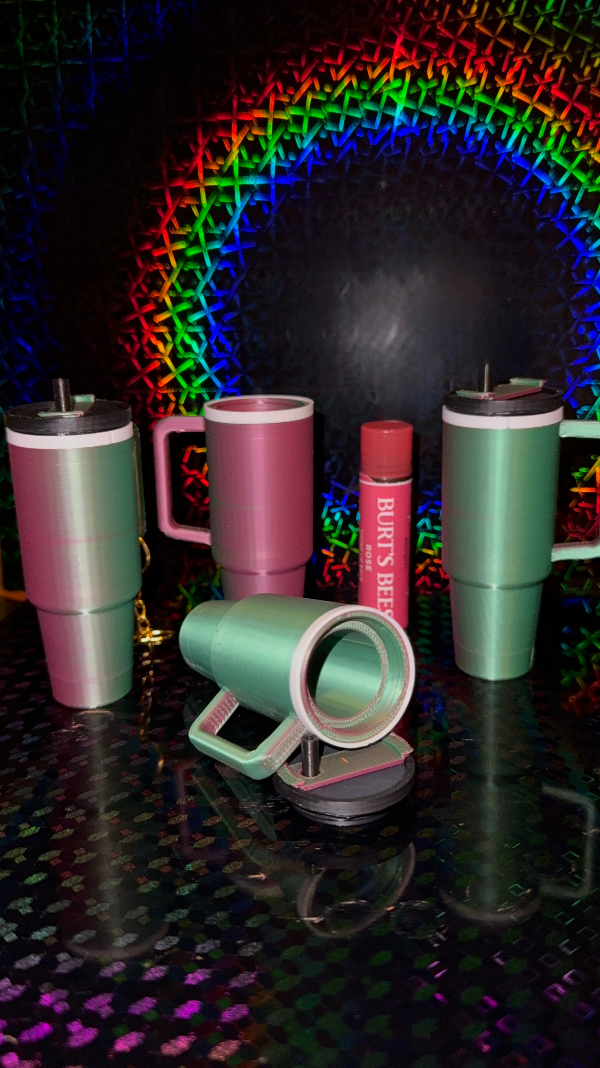 Insulated cup designed for chapstick