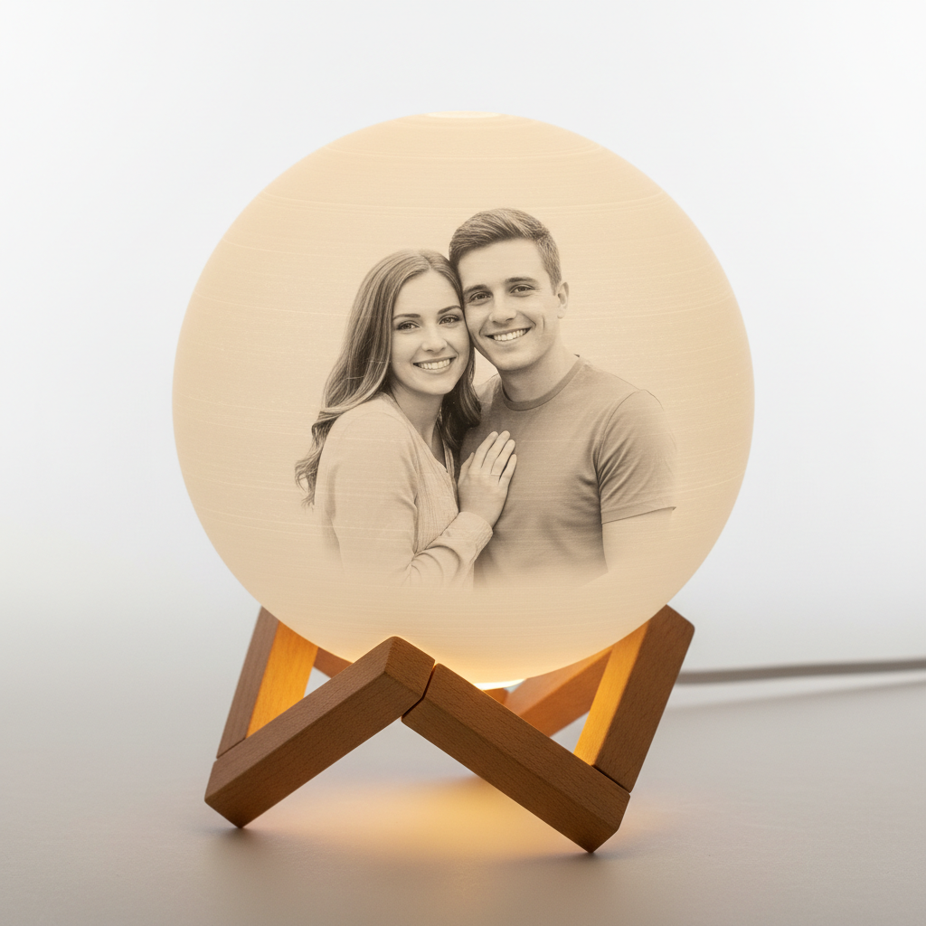 Custom lithophane globe