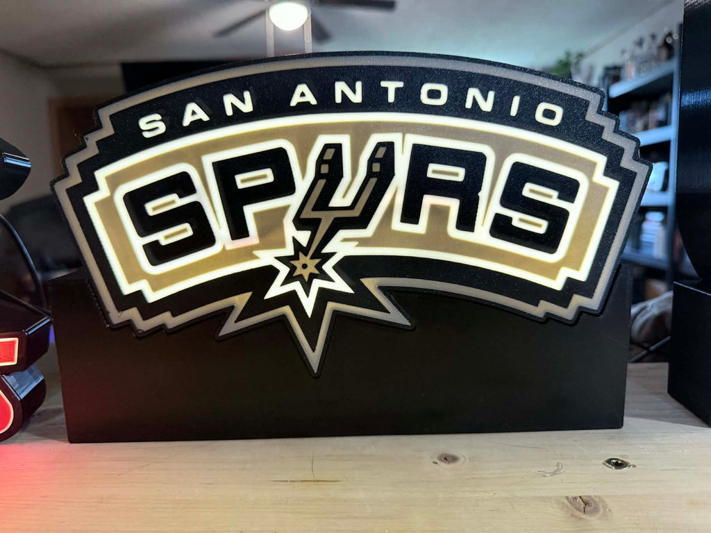 spurs lightbox sign