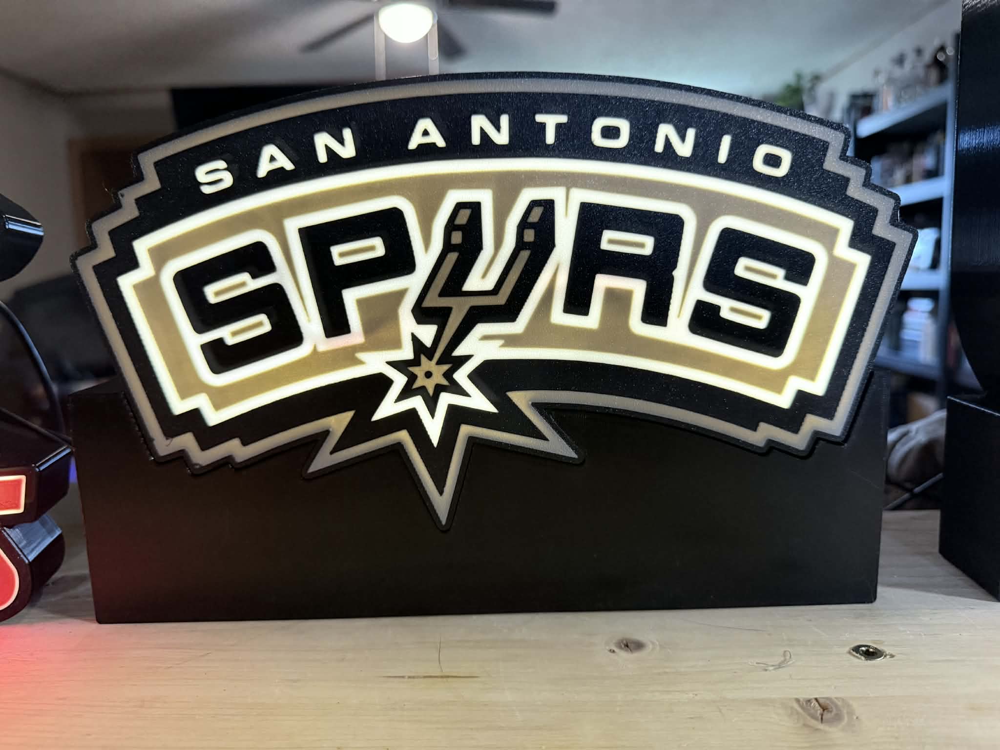 spurs lightbox sign